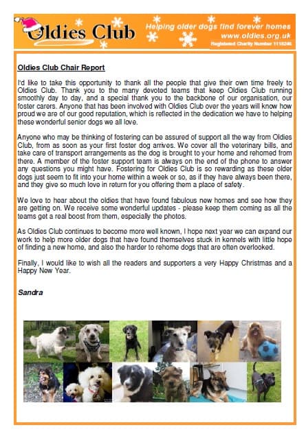 Oldies Club Christmas Newsletter 2013 — Unknown